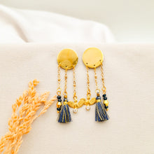 Load image into Gallery viewer, Earring Stud Circle and Charm
