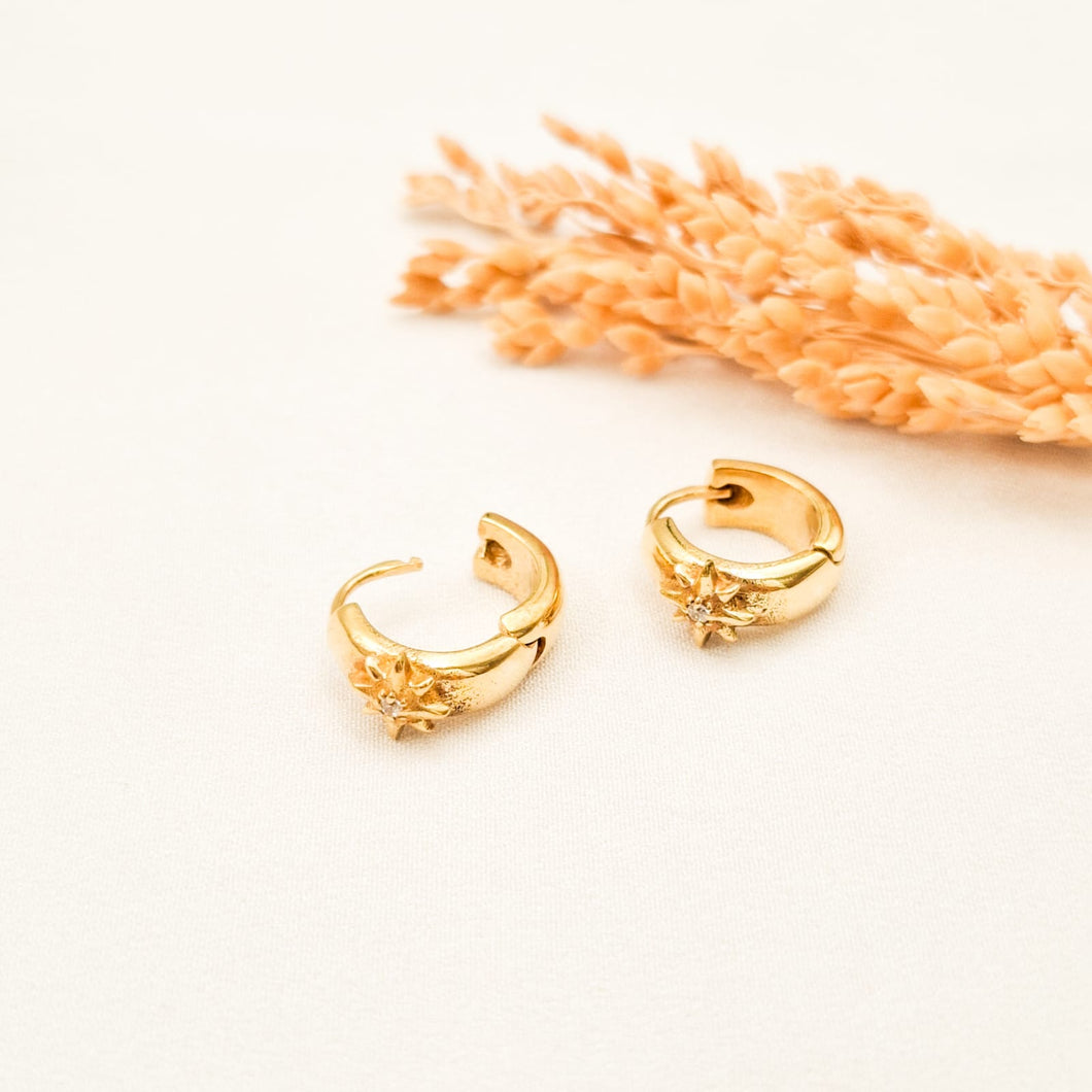 Earring Hoop Little Star