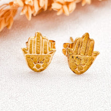 Load image into Gallery viewer, Earring India Small Hamsa Hand
