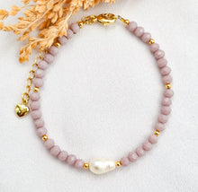 Load image into Gallery viewer, Bracelet Crystal &amp; Single Pearl
