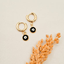 Load image into Gallery viewer, Earring Hoop Enamel Round
