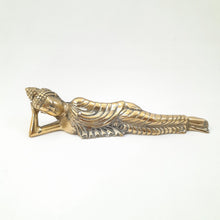 Load image into Gallery viewer, Brass Decor Sleeping Buddha Mini
