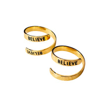 Load image into Gallery viewer, Ring Quote Adjustable Swirl
