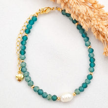 Load image into Gallery viewer, Bracelet Crystal &amp; Single Pearl
