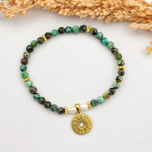 Load image into Gallery viewer, Bracelet Gemstone Small Signet
