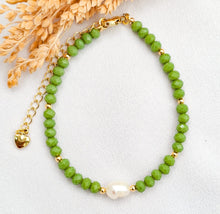 Load image into Gallery viewer, Bracelet Crystal &amp; Single Pearl
