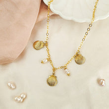 Load image into Gallery viewer, Necklace Mermaid Mix Pearl
