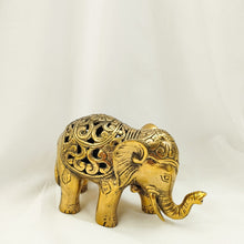 Load image into Gallery viewer, Brass Decor Elephant Happy Kerawang
