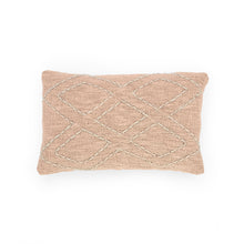 Load image into Gallery viewer, Cushion Cover Dusty Pink W Fringes
