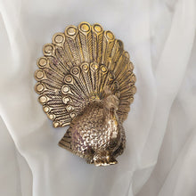 Load image into Gallery viewer, Brass Decor Peacock
