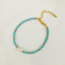Load image into Gallery viewer, Bracelet Crystal &amp; Single Pearl
