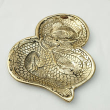 Load image into Gallery viewer, Plate Brass Trinket Tray Dragon
