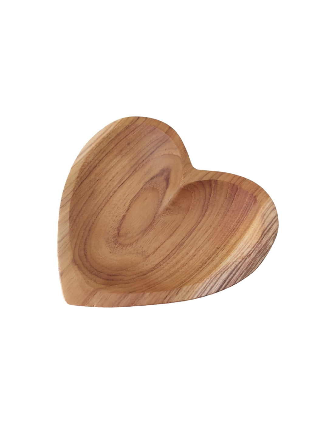 Wooden Heart Plate Mini