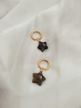 Load image into Gallery viewer, Earring Hoop with Pendant Star
