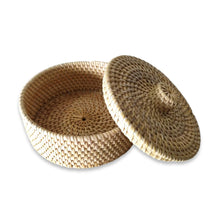Load image into Gallery viewer, Rattan Box with Top

