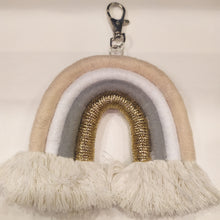 Load image into Gallery viewer, Keychain Rainbow Gold Mini
