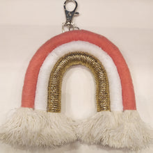 Load image into Gallery viewer, Keychain Rainbow Gold Mini
