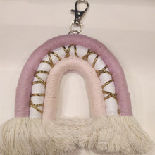 Load image into Gallery viewer, Keychain Rainbow Gold Mini
