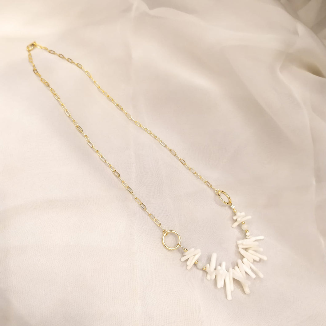 Necklace White Coral