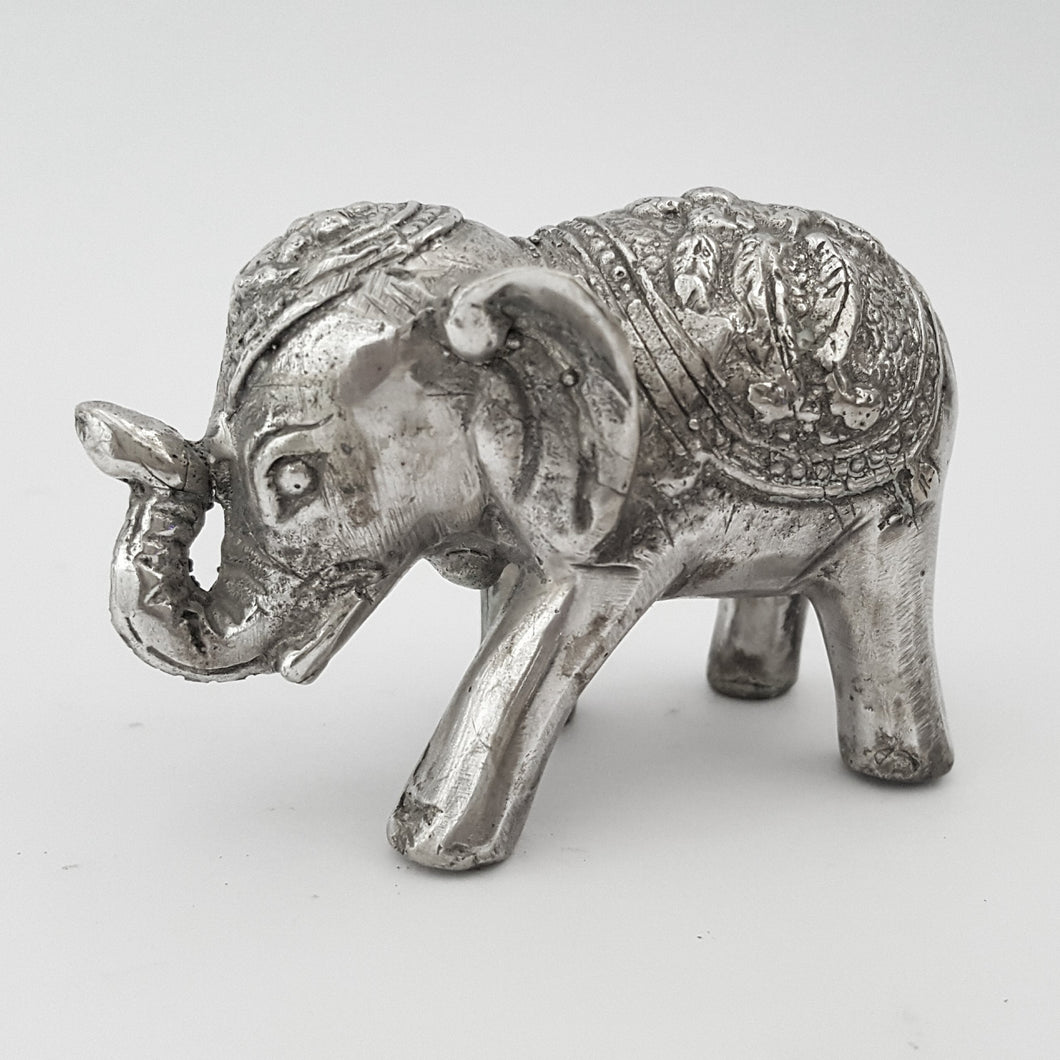 Brass Decor Small Batik Elephant