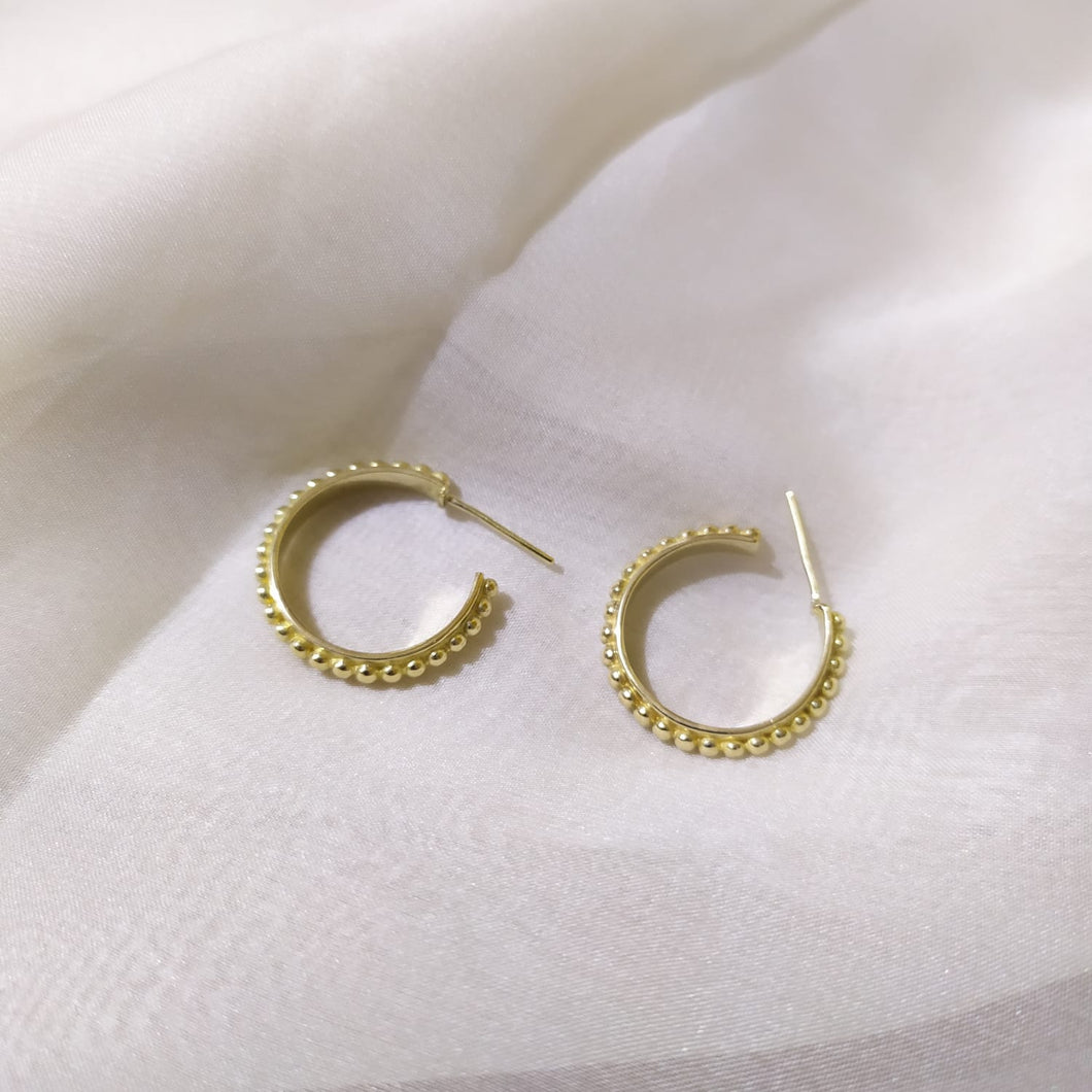 Earring Hoop Stud Dots