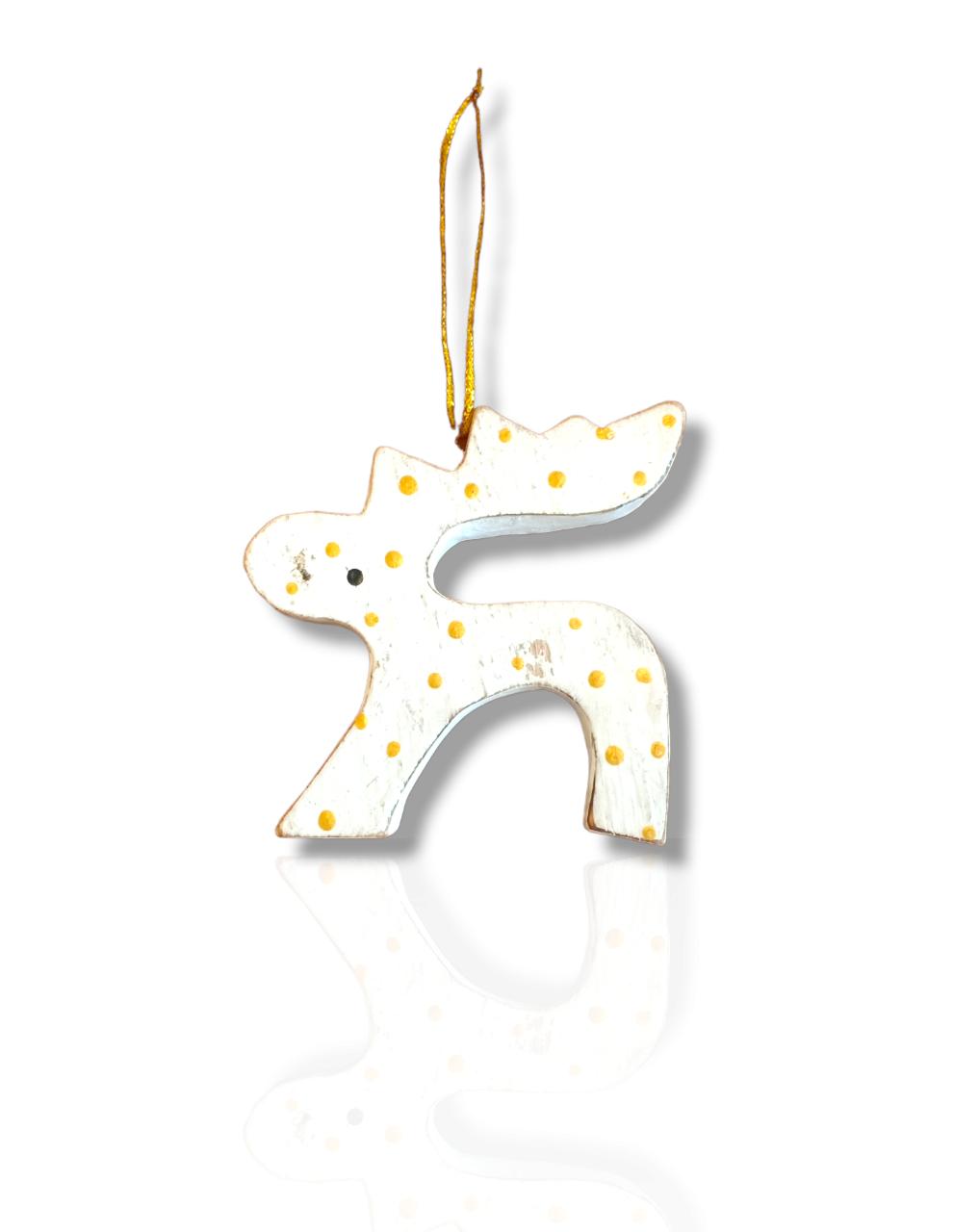 Wooden Christmas Ornaments Deer