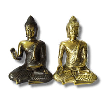 Load image into Gallery viewer, Brass Decor Sitting Buddha
