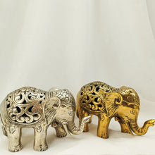 Load image into Gallery viewer, Brass Decor Elephant Happy Kerawang
