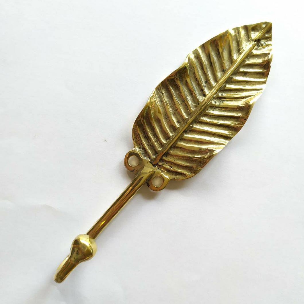 Hook Brass Leaf