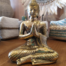 Load image into Gallery viewer, Brass Decor Sitting Buddha
