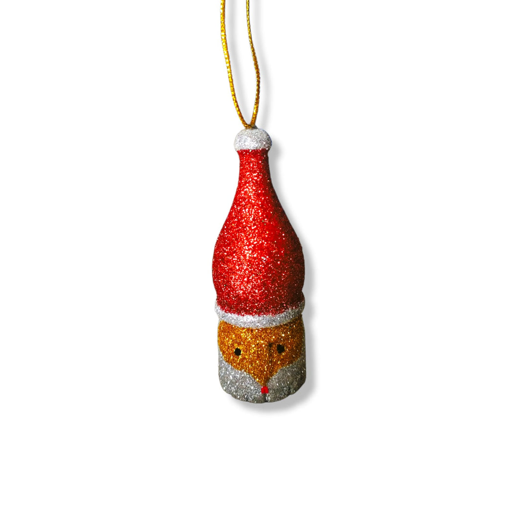 Wooden Christmas Ornament Santa Jely