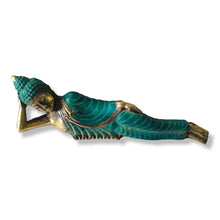 Load image into Gallery viewer, Brass Decor Sleeping Buddha Mini
