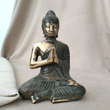 Load image into Gallery viewer, Brass Decor Sitting Buddha
