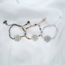 Load image into Gallery viewer, Bracelet Yoga Flower of Life Gemstone
