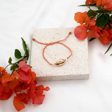 Load image into Gallery viewer, Bracelet Gold and Silver Cowrie Shell Braid

