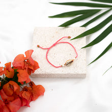 Load image into Gallery viewer, Bracelet Gold and Silver Cowrie Shell Braid
