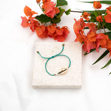Load image into Gallery viewer, Bracelet Gold and Silver Cowrie Shell Braid
