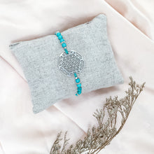 Load image into Gallery viewer, Bracelet Yoga Flower of Life Gemstone
