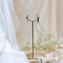 Load image into Gallery viewer, Earring Double Square
