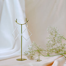 Load image into Gallery viewer, Earring Double Square
