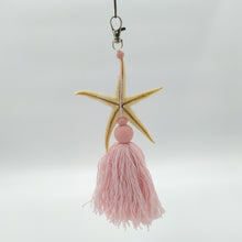 Load image into Gallery viewer, Keychain Starfish Tassel
