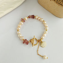 Load image into Gallery viewer, Bracelet Half Pearl Stone Special Lock
