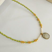Load image into Gallery viewer, Necklace Choker Crystal Gemstone Pendant
