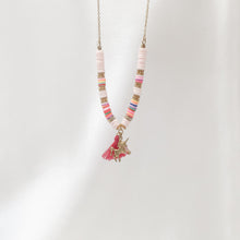 Load image into Gallery viewer, Necklace Rubber with Charm Tassel
