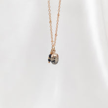 Load image into Gallery viewer, Necklace Round Mini Stone with Charm
