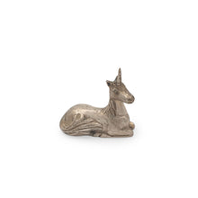 Load image into Gallery viewer, Brass Decor Fairy Resting Unicorn
