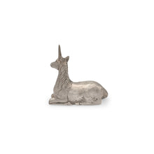 Load image into Gallery viewer, Brass Decor Fairy Resting Unicorn
