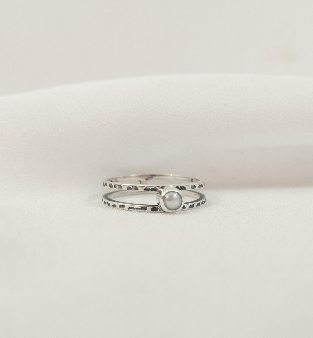 Ring Miss Double Pearl