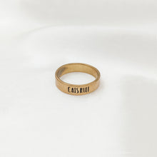 Load image into Gallery viewer, Ring Quote Brass 0,5
