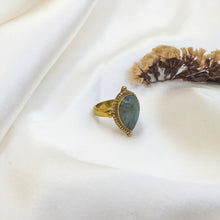 Load image into Gallery viewer, Ring India Labradorite Drop
